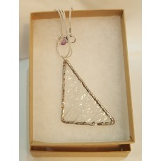 Stained Glass Necklaces - Silver Stained Glass Necklaces - Silver